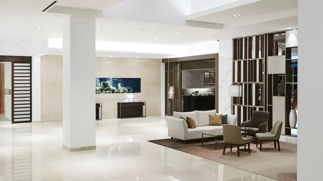 Lobby sitting area