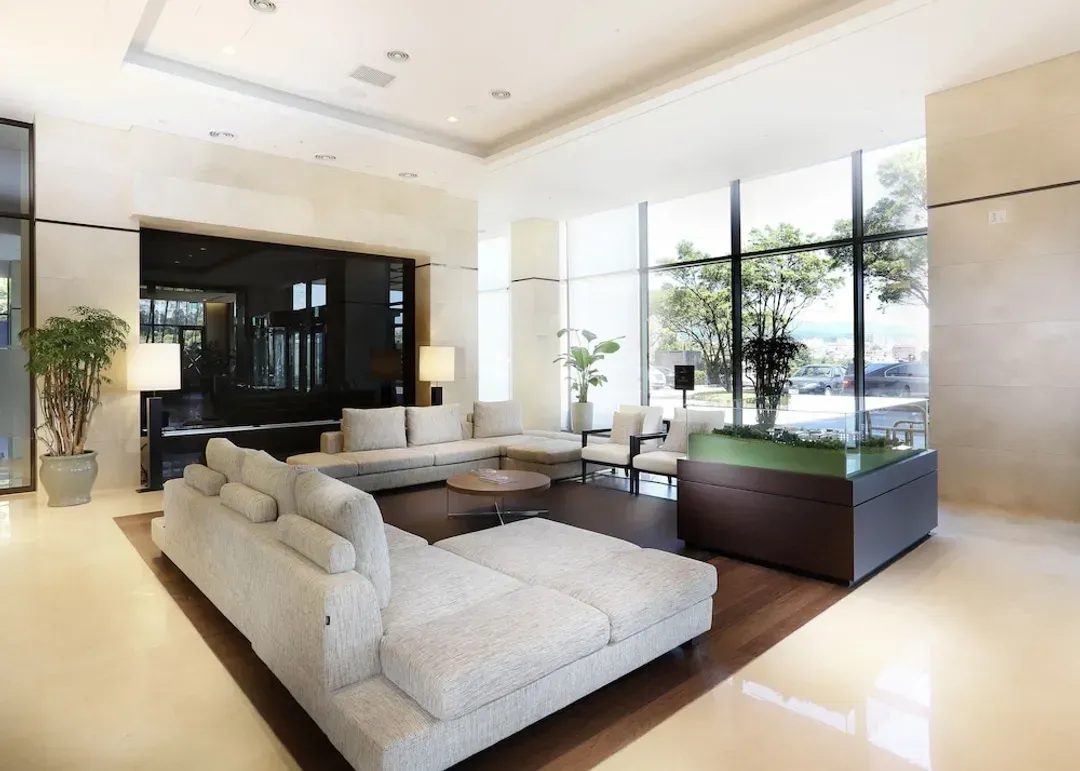Lobby sitting area