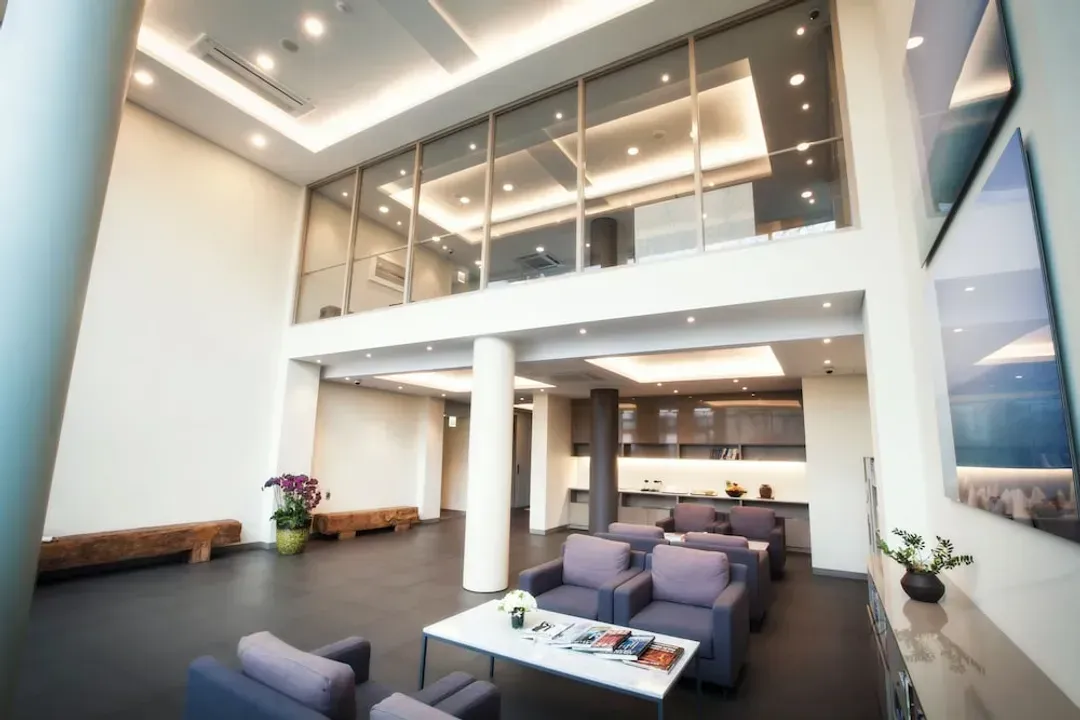 Lobby sitting area