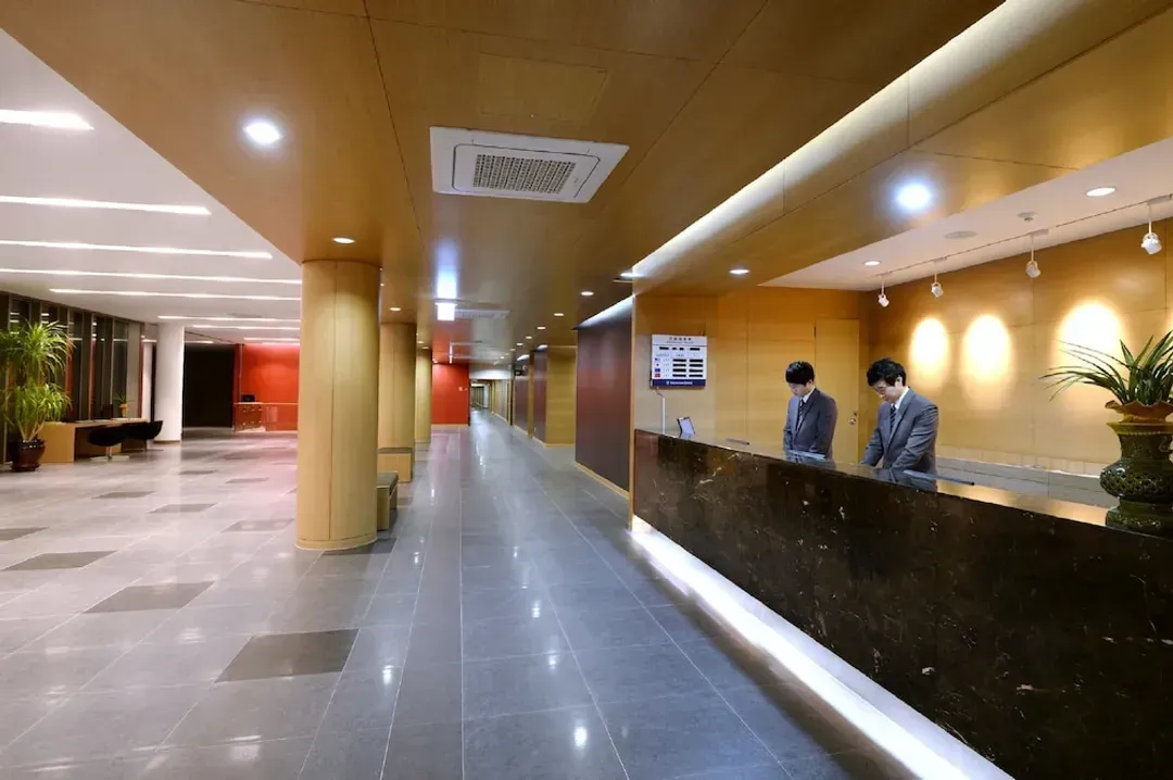 Interior entrance