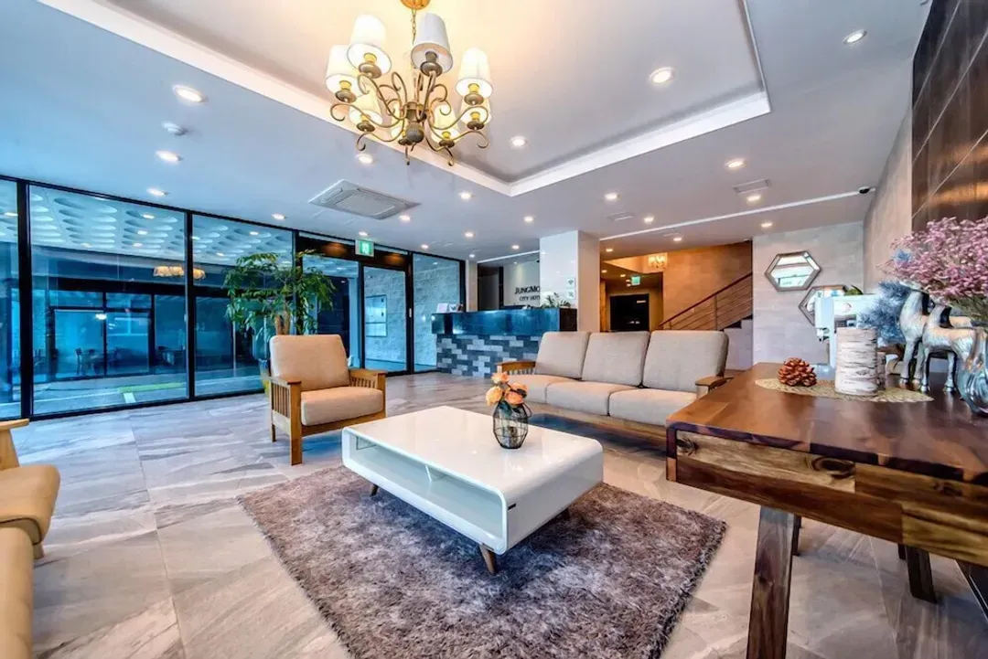 Lobby sitting area