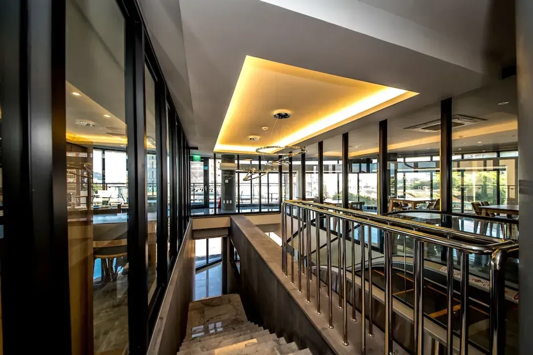 Interior entrance