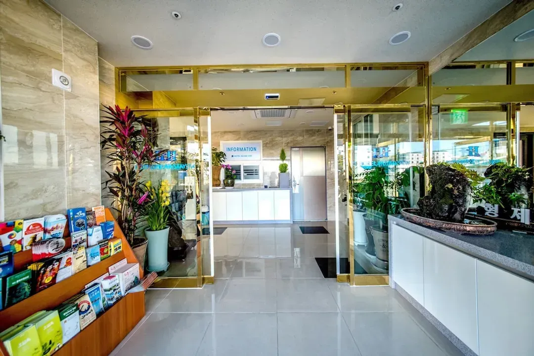 Interior entrance