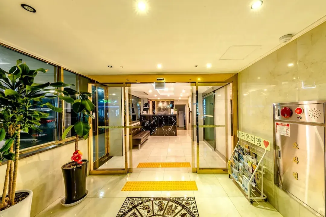 Interior entrance