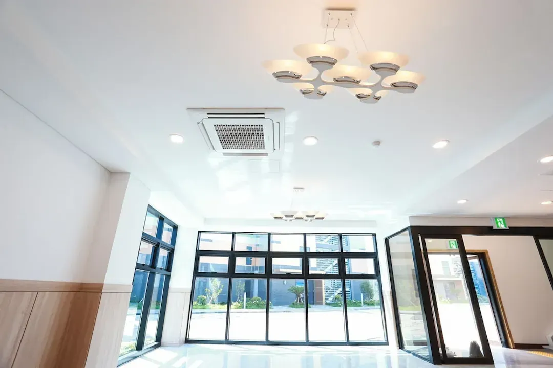 Interior entrance
