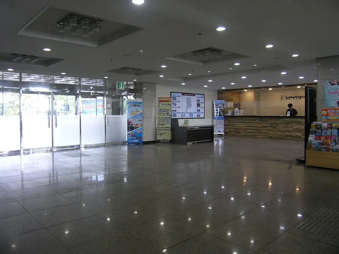 Interior entrance