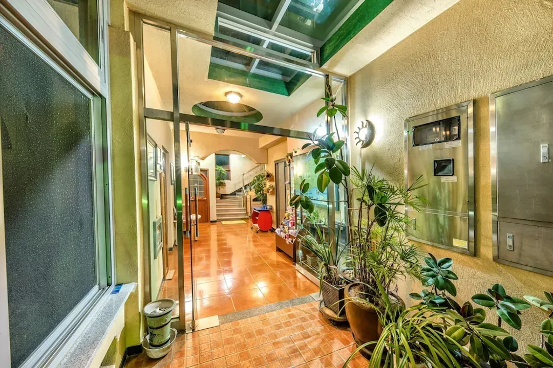 Interior entrance