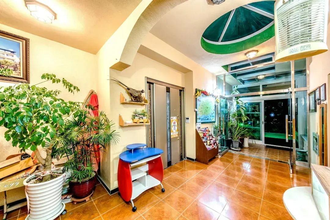 Interior entrance