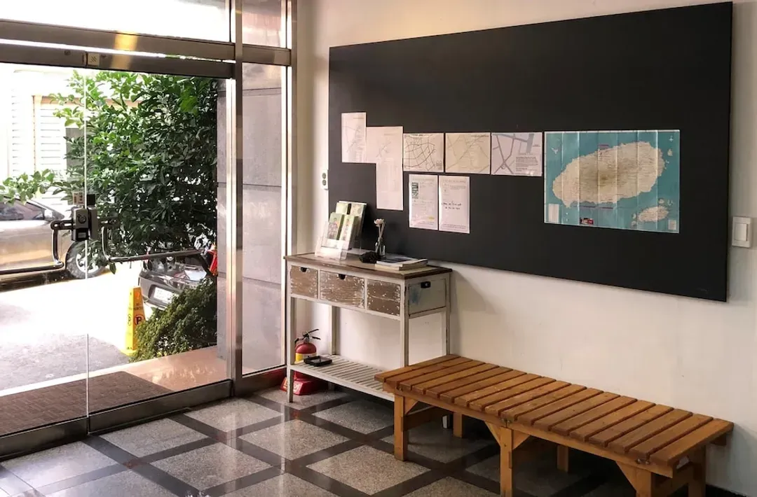 Interior entrance