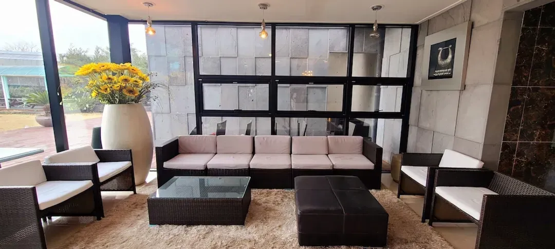 Lobby sitting area