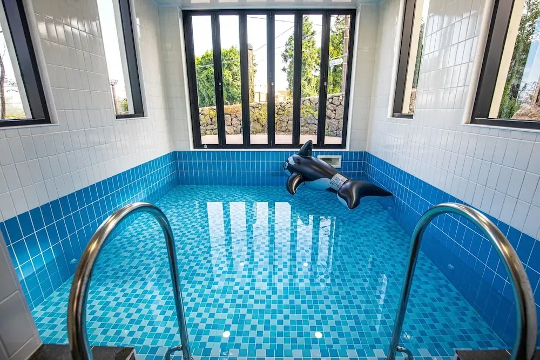 Indoor/outdoor pool
