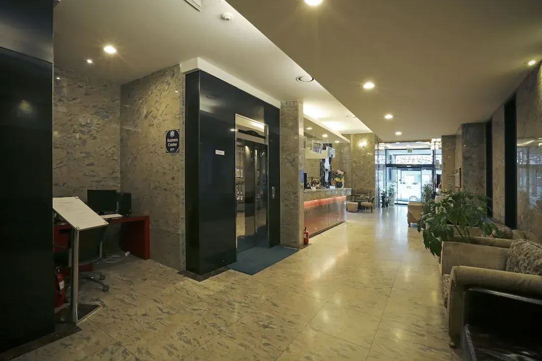 Interior entrance