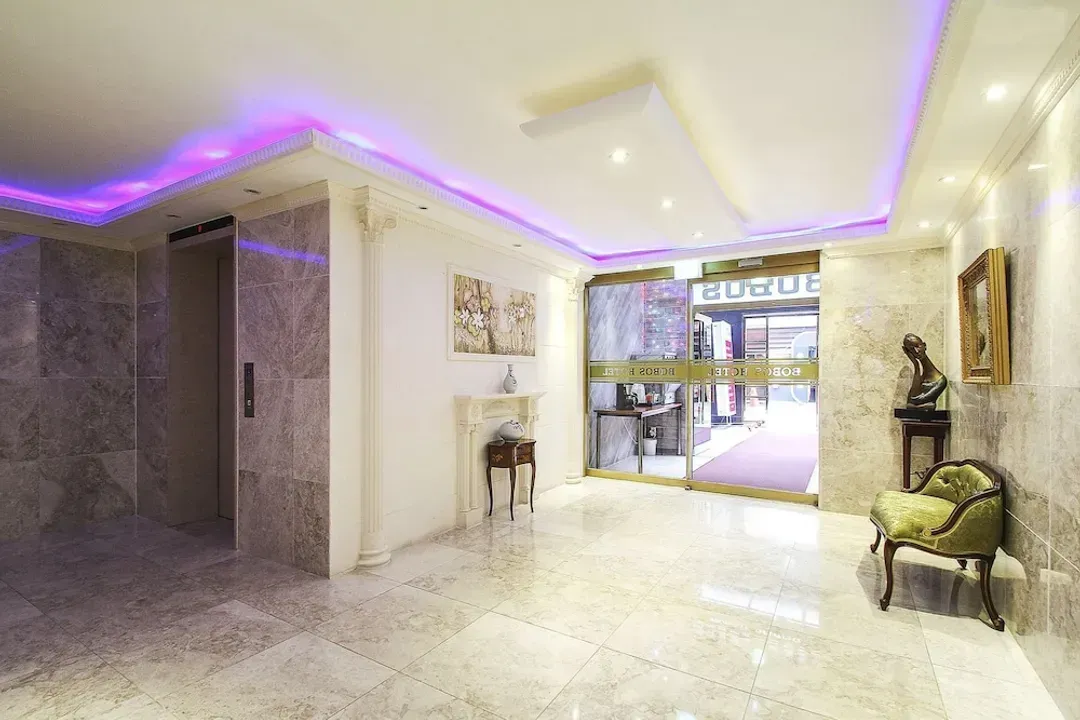 Interior entrance