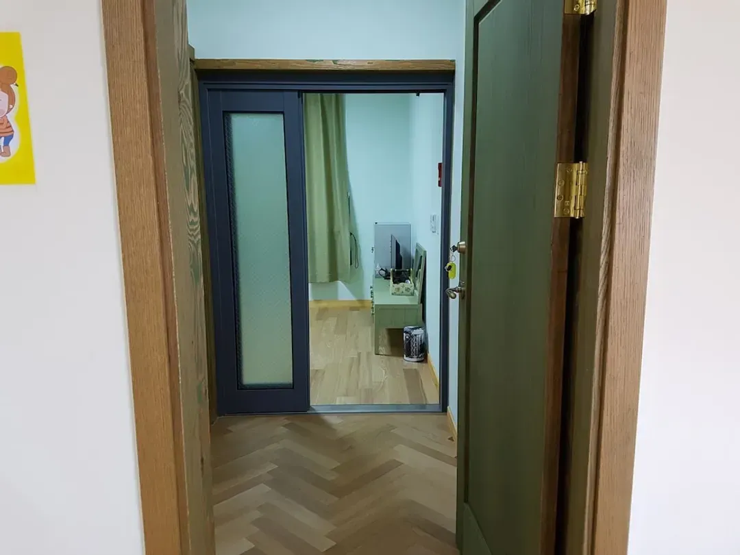 Interior entrance