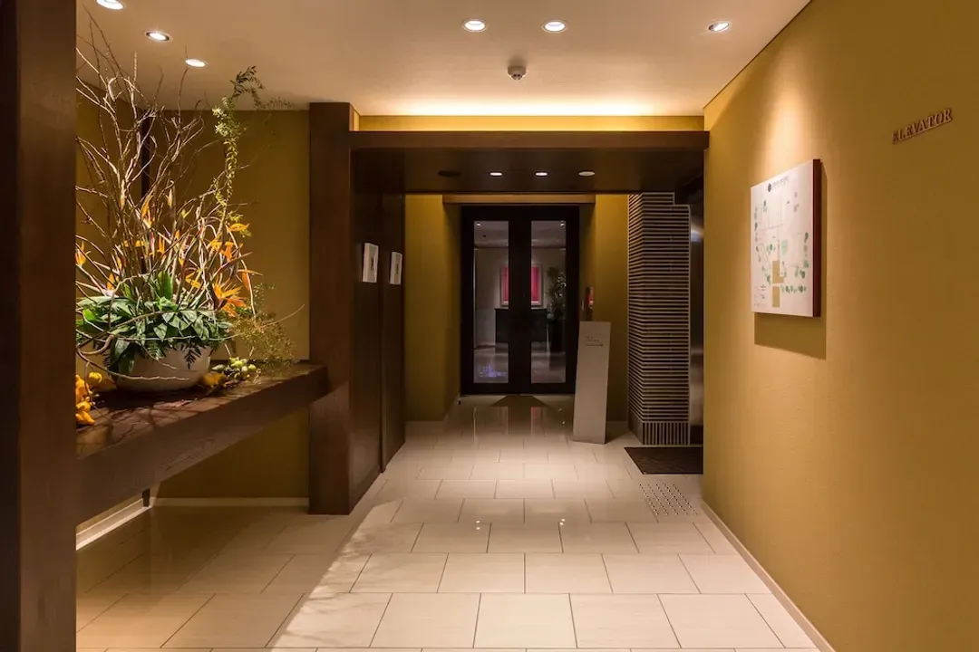 Interior entrance