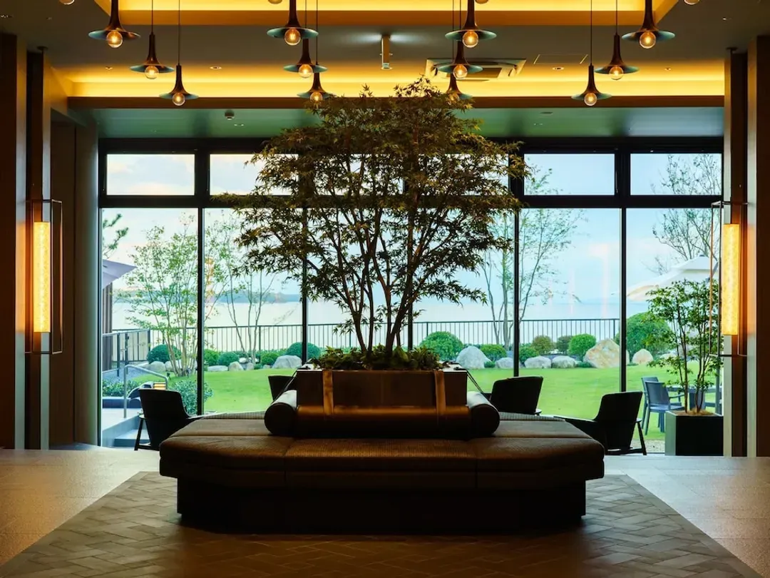 Interior entrance
