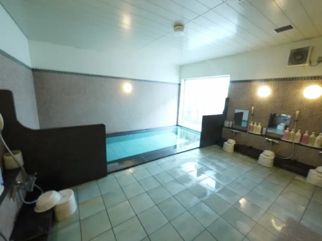 Indoor spa tub