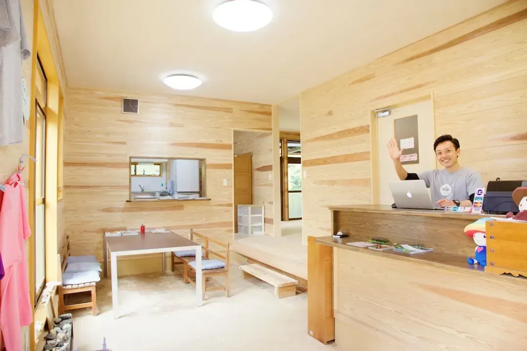Interior entrance