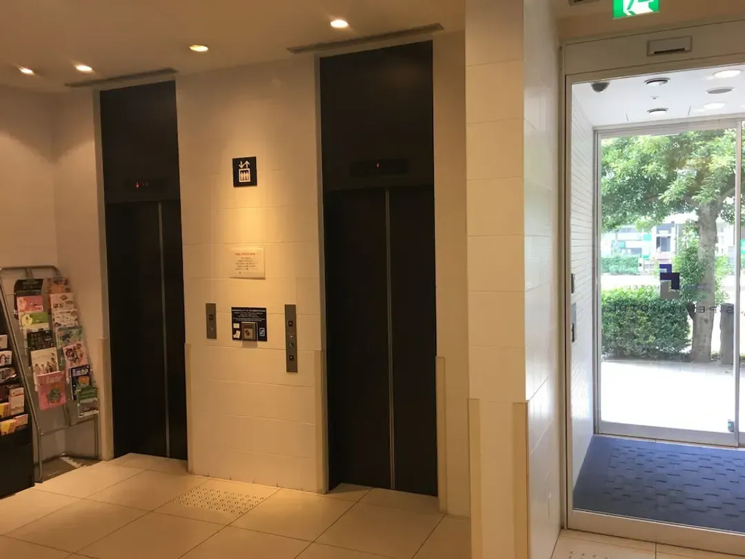 Interior entrance