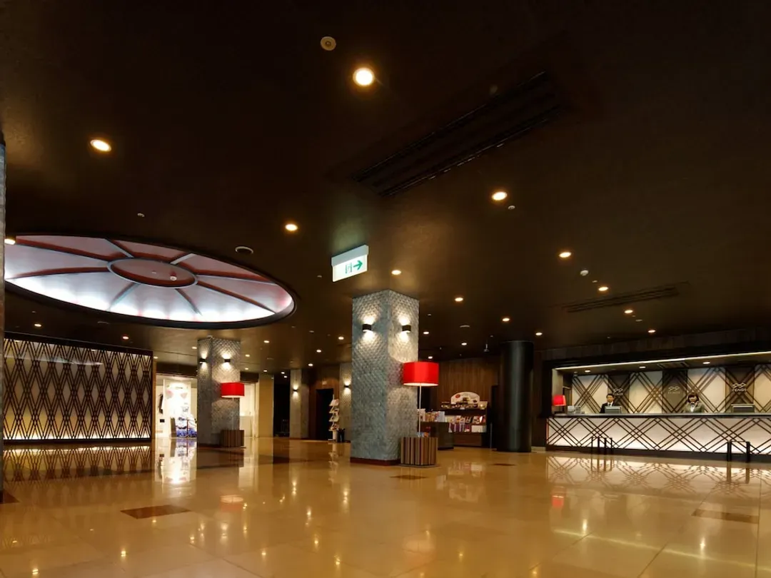 Interior entrance