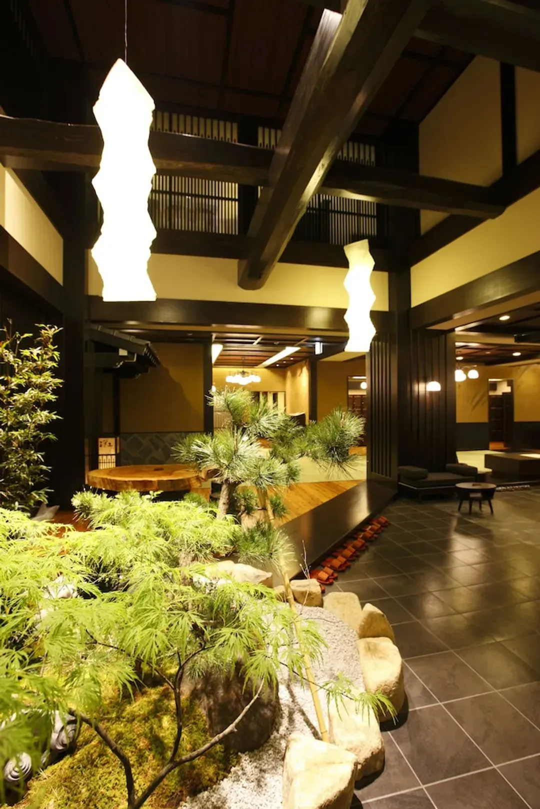 Interior entrance
