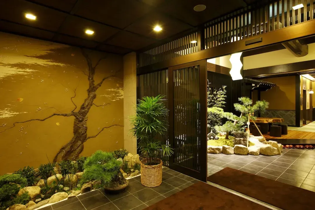 Interior entrance