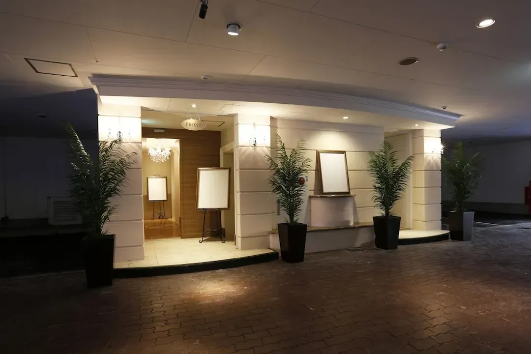 Interior entrance