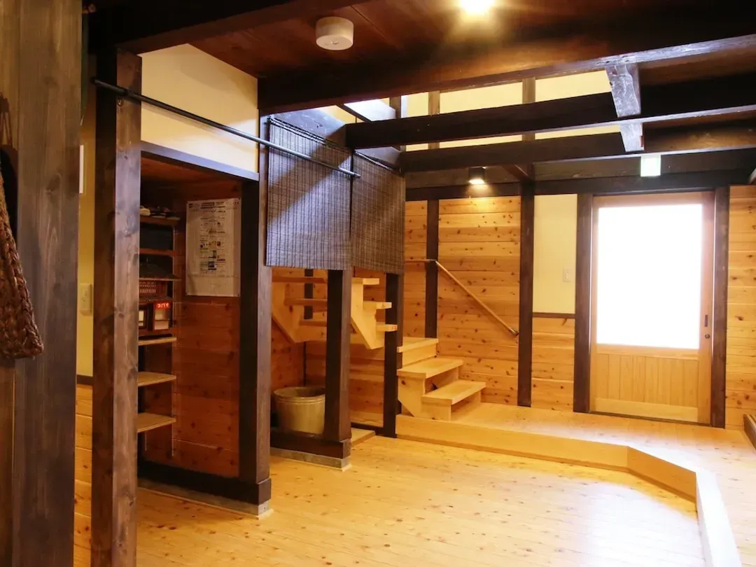 Interior entrance