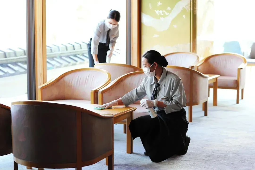 Lobby sitting area