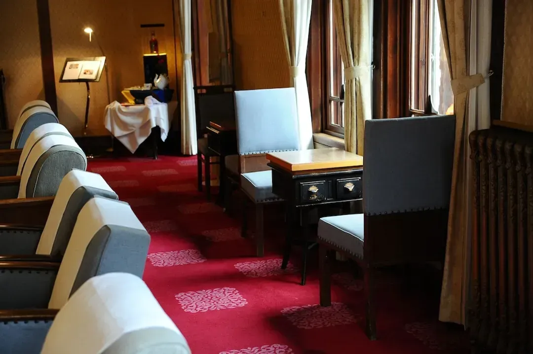 Lobby sitting area