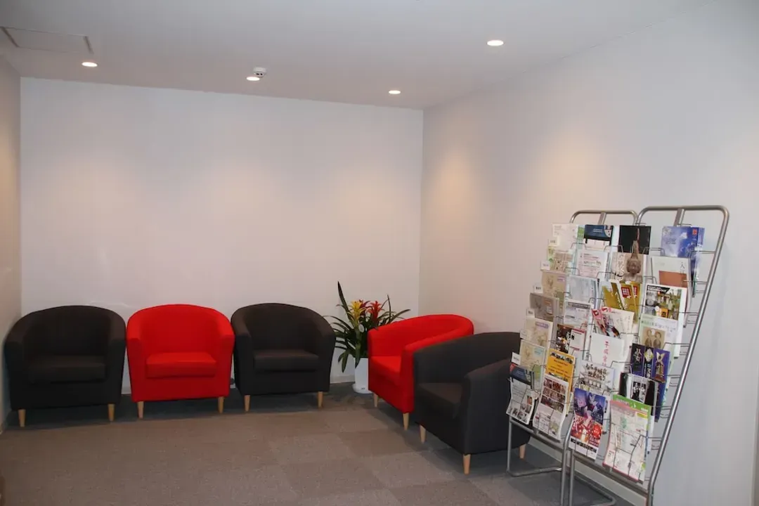Lobby sitting area