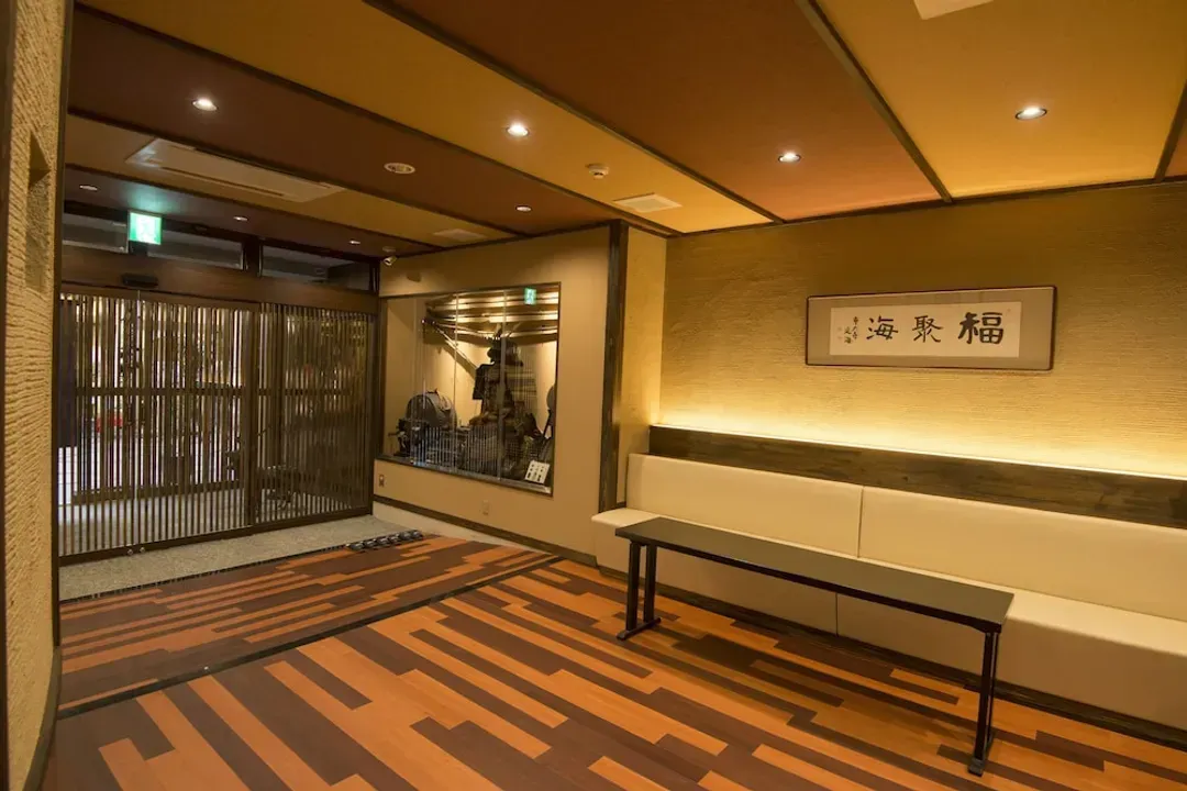 Interior entrance