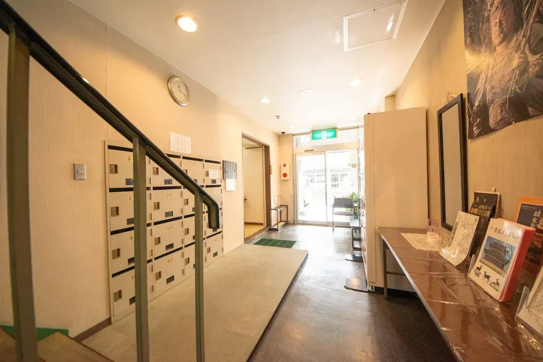 Interior entrance
