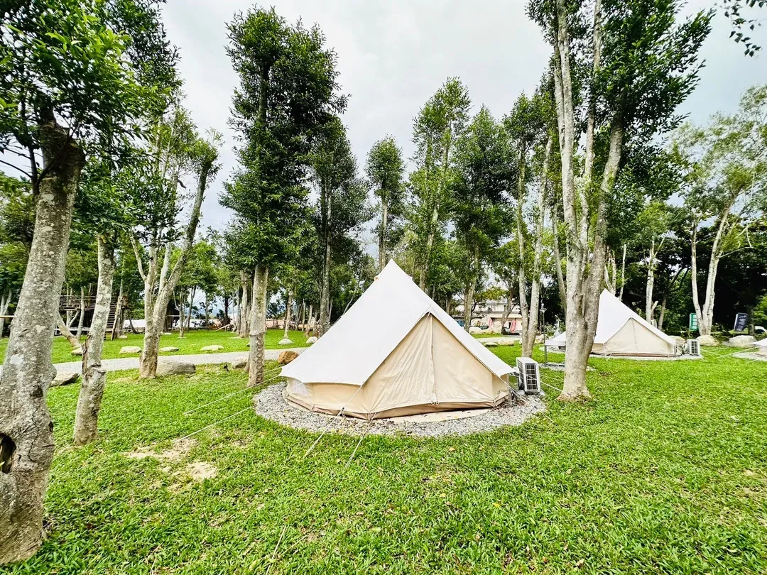 台東縣-軒沐居Campsite | 鹿野高台，走路5分鐘就到熱氣球會場！多種豪華免搭帳篷及帳位