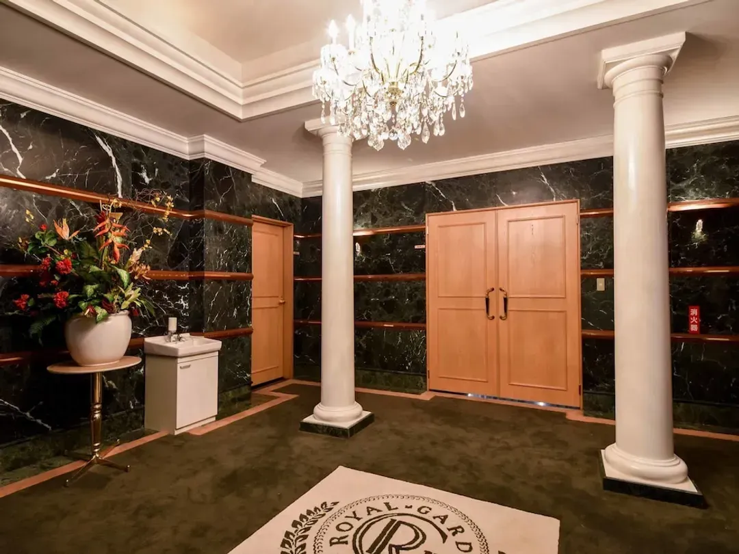 Interior entrance