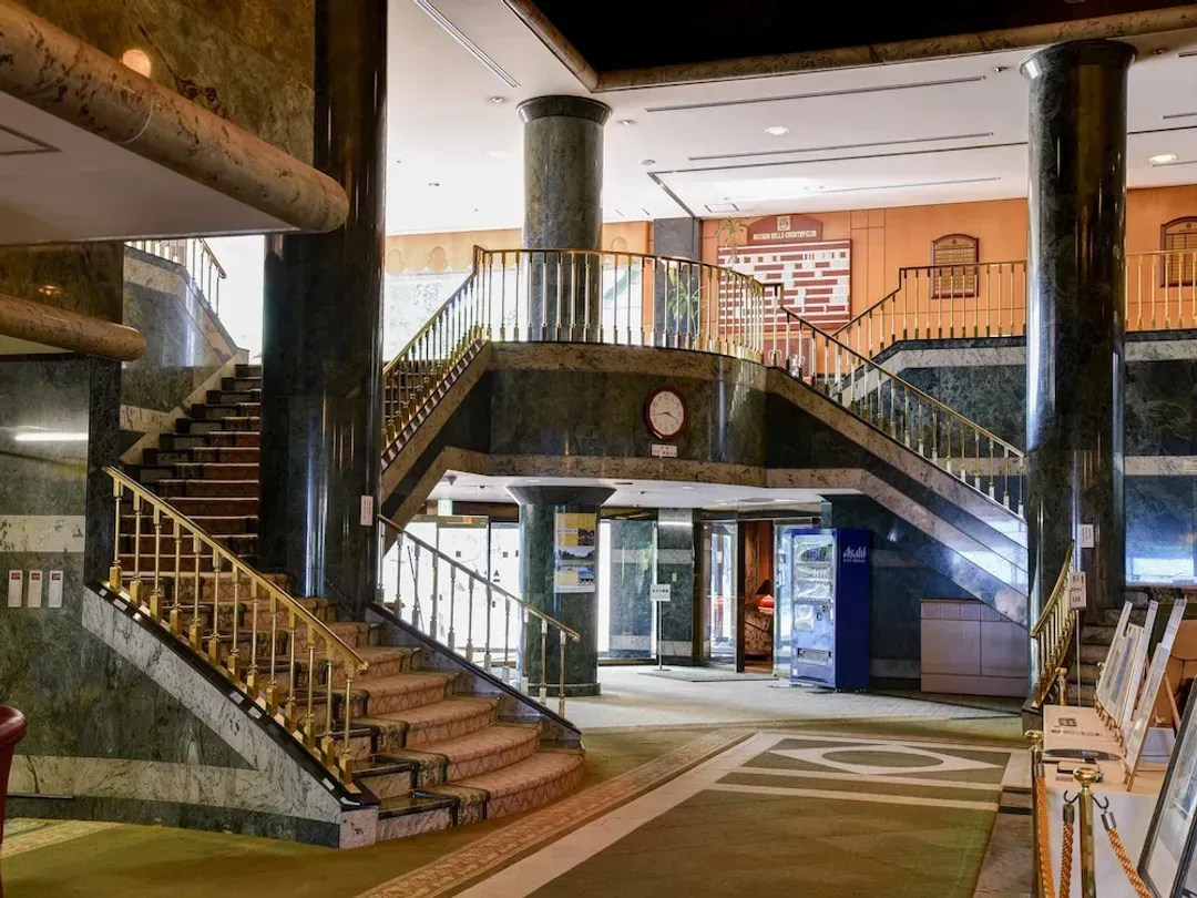 Interior entrance