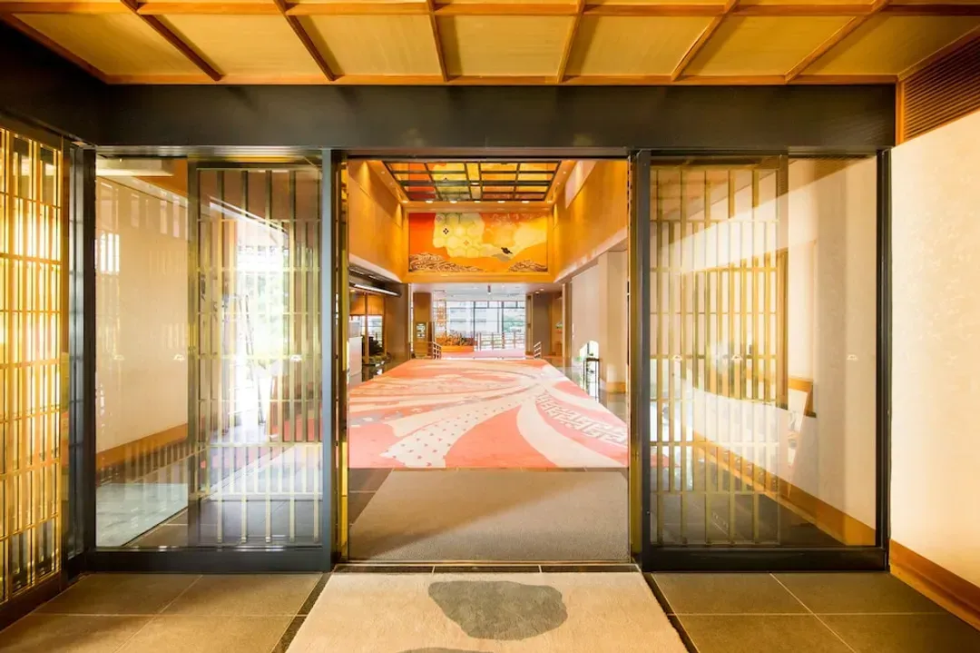 Interior entrance