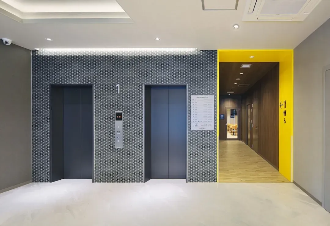 Interior entrance