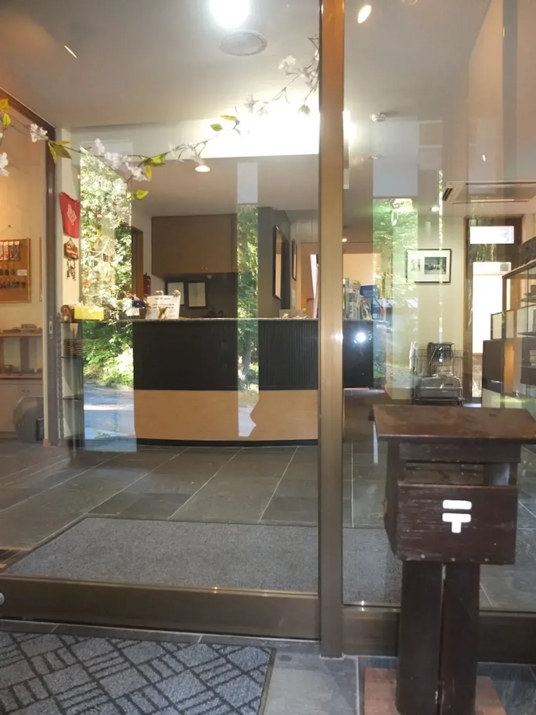 Interior entrance