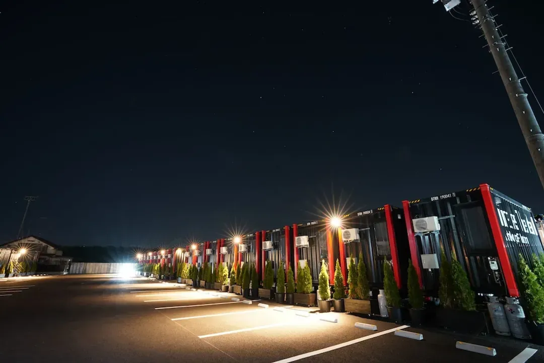 Front of property - evening/night