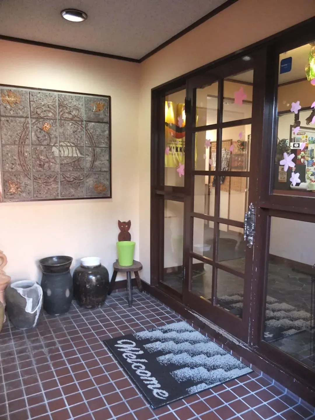 Interior entrance