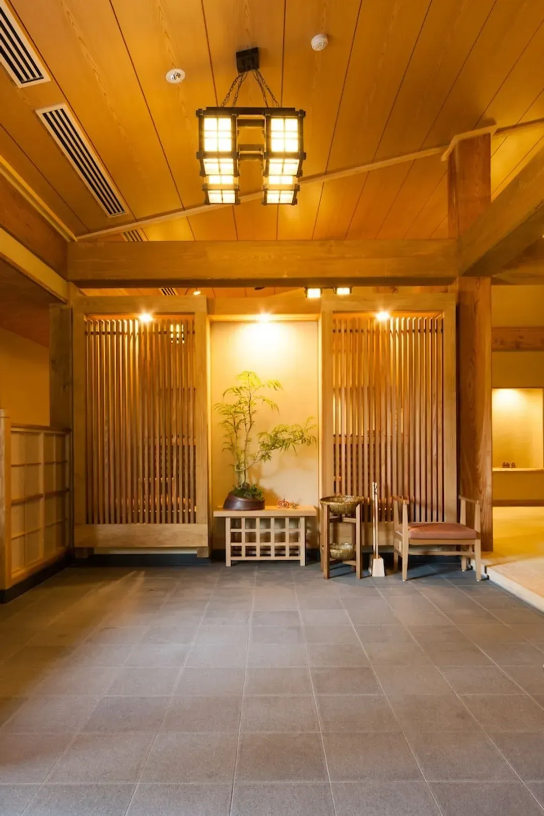 Interior entrance