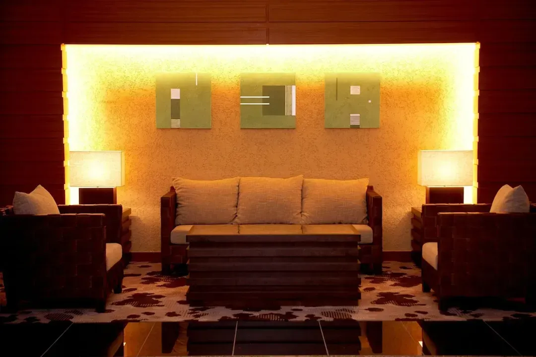 Interior entrance