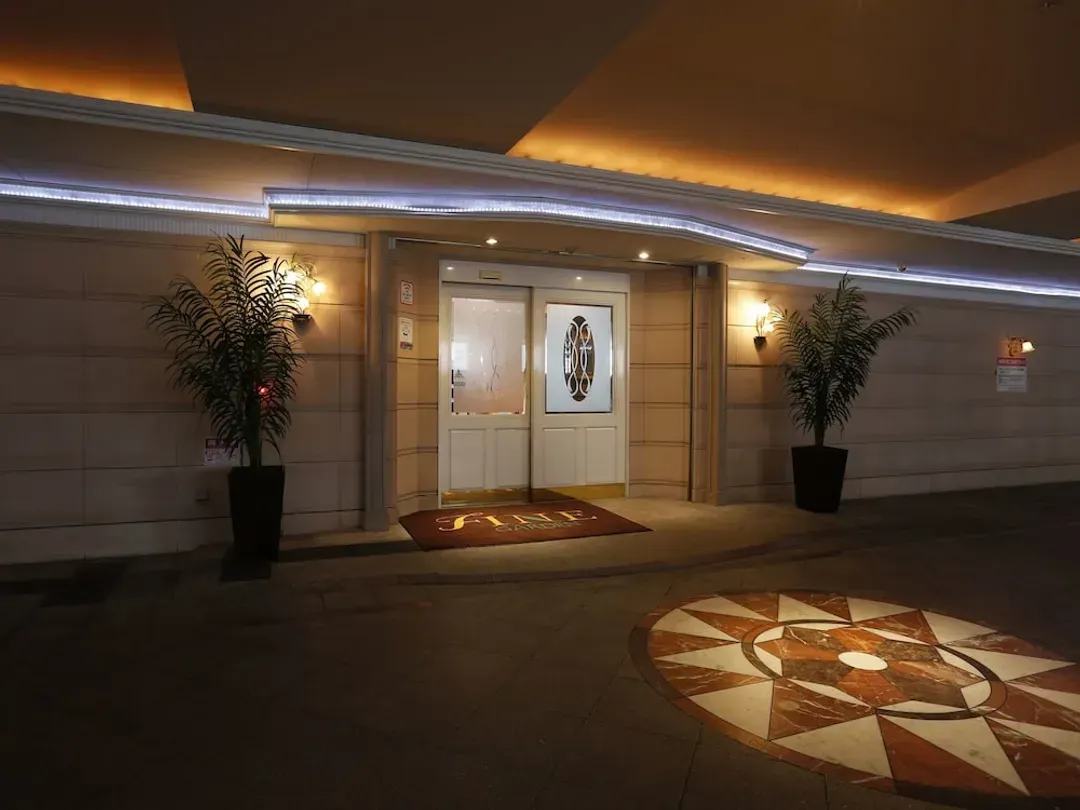 Interior entrance