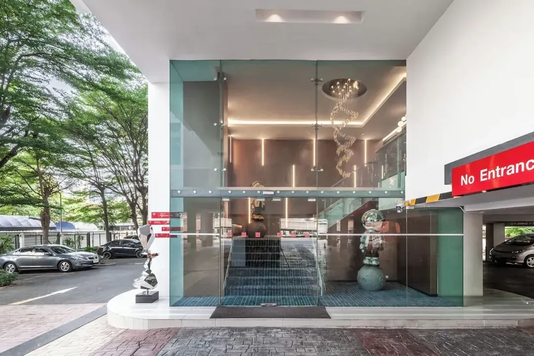 Interior entrance
