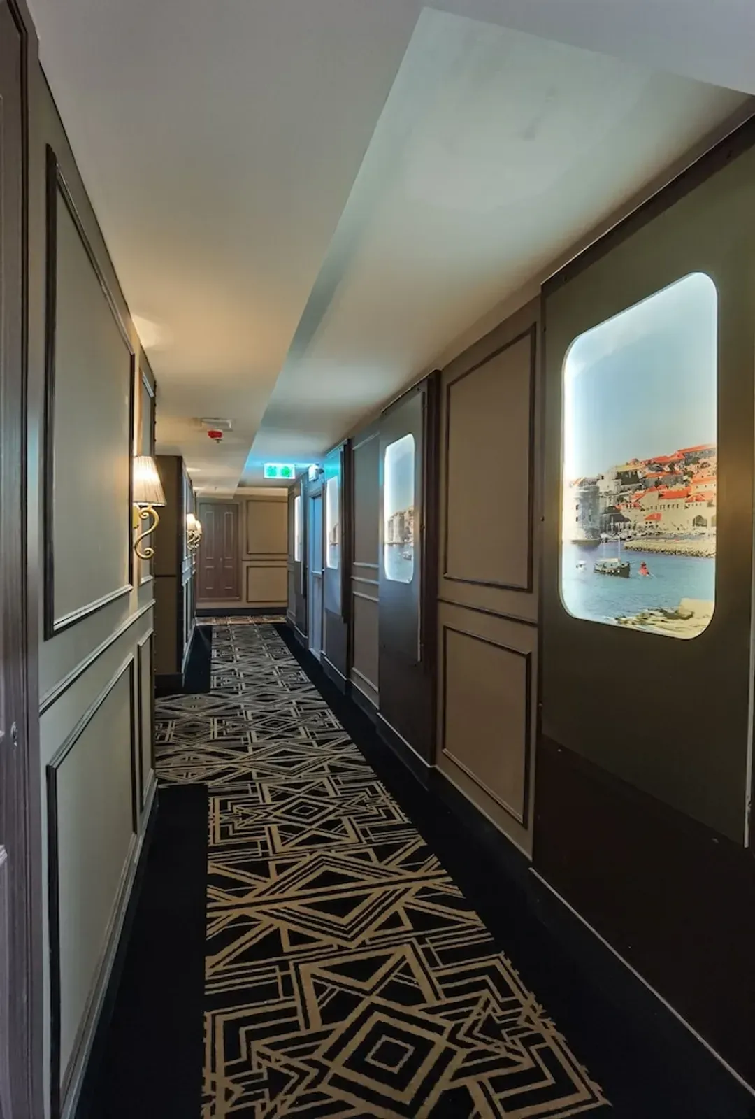 Interior entrance