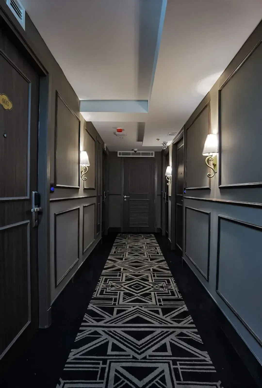 Interior entrance