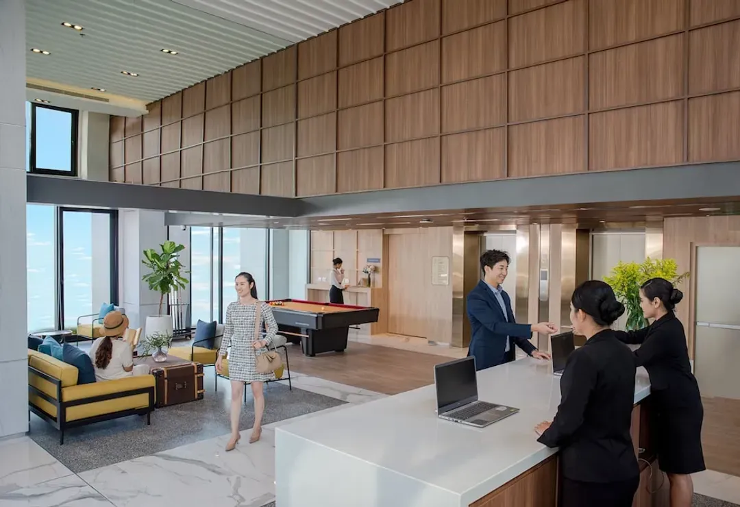 Lobby sitting area