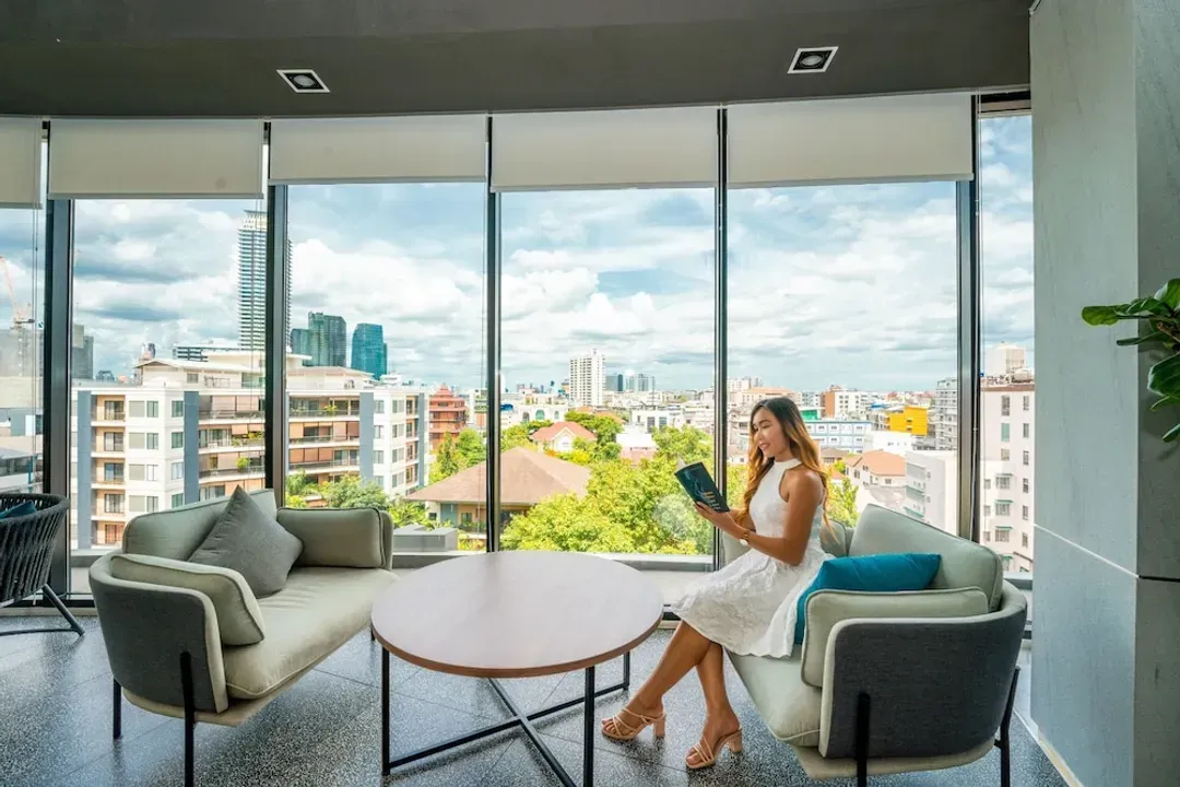 Lobby sitting area