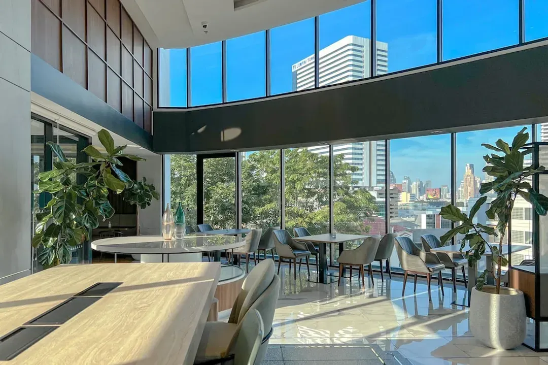 Lobby sitting area